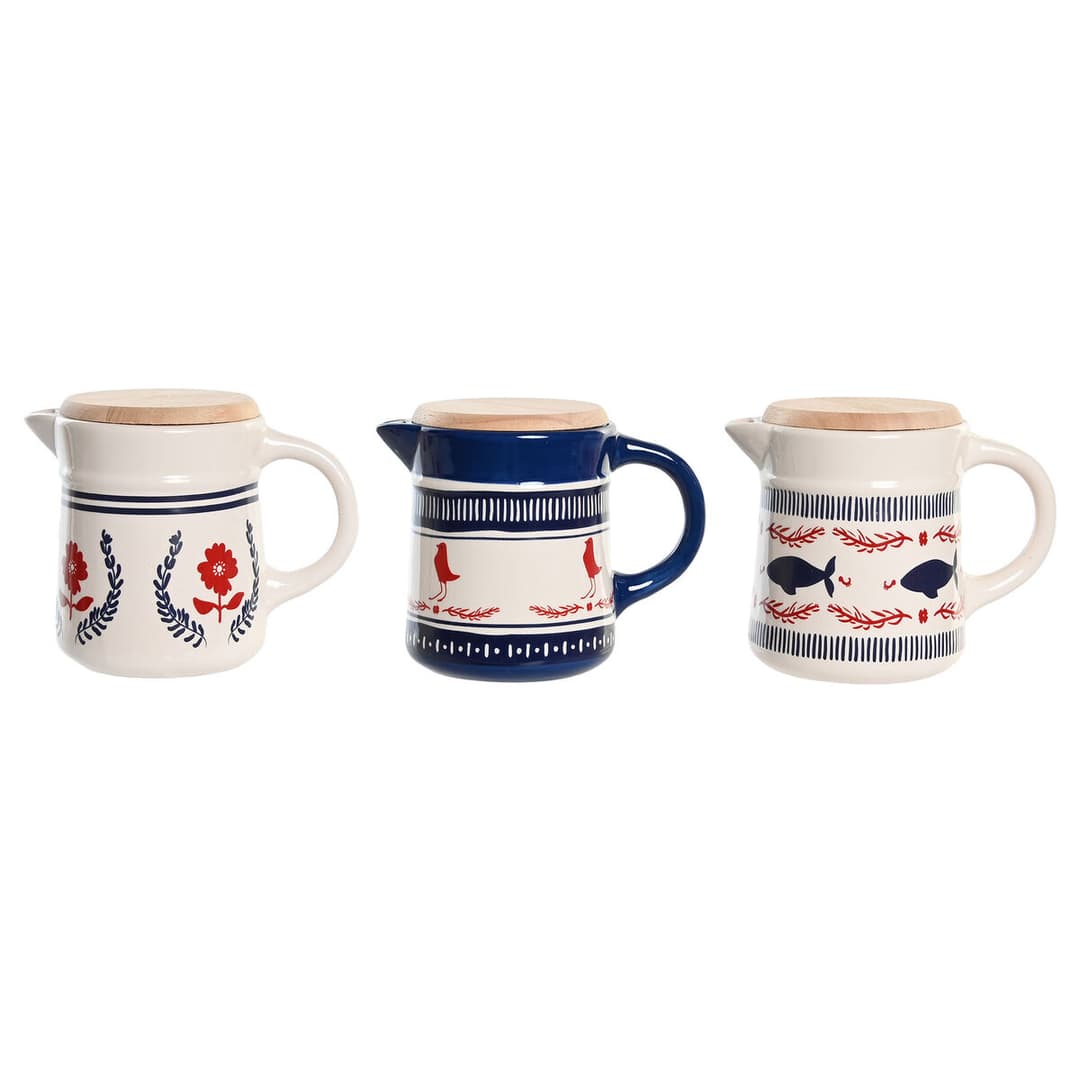 Oil pot for Meat or Fish DKD Home Decor 16 x 11 x 13 cm (3 Units)