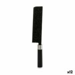 Large Cooking Knife Kinvara Black Stainless steel Plastic 5,3 x 33 x 2,3 cm 33 x 2,3 x 5,3 cm Marble (12 Units)