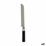 Serrated Knife Kinvara Stainless steel Plastic 3,5 x 2 x 33 cm 2 x 2 x 33 cm (12 Units)
