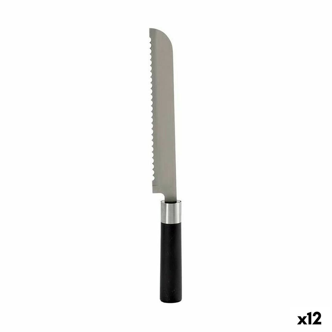 Serrated Knife Kinvara Stainless steel Plastic 3,5 x 2 x 33 cm 2 x 2 x 33 cm (12 Units)