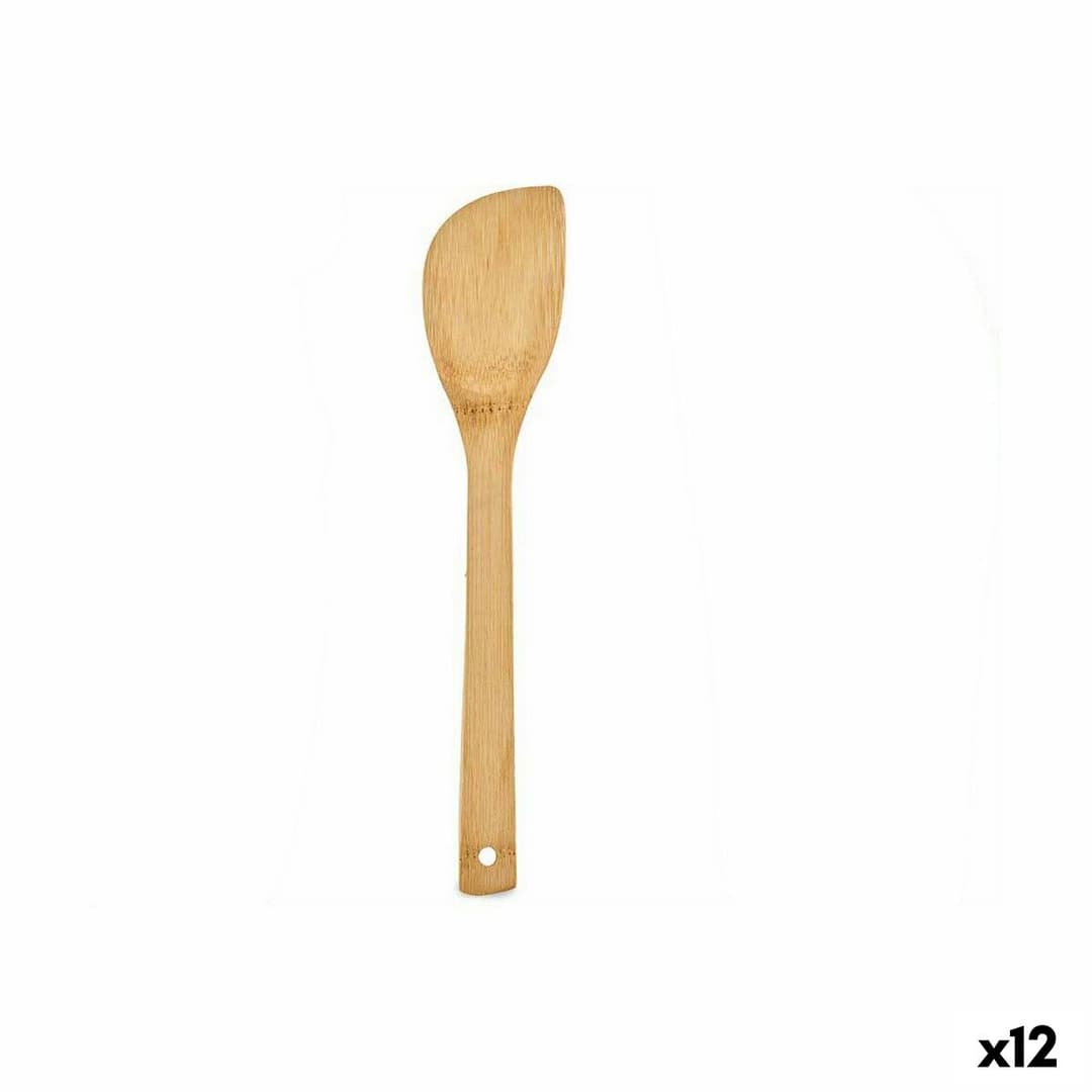 Kitchen Spatula Kinvara Bamboo 0,8 x 30 x 6 cm (12 Units)