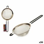 Strainer Kinvara Black Grey Silicone Stainless steel 10,5 x 5 x 26 cm 26 x 26 x 4 cm 10,5 x 26 x 4 cm (36 Units)