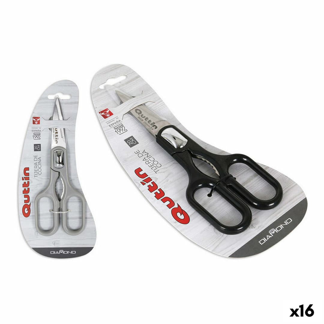 Kitchen Scissors Quttin 50385 (16 Units)