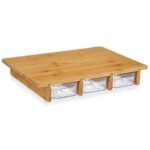 Cutting board Kinvara Brown Transparent Natural 40 x 6 x 28 cm
