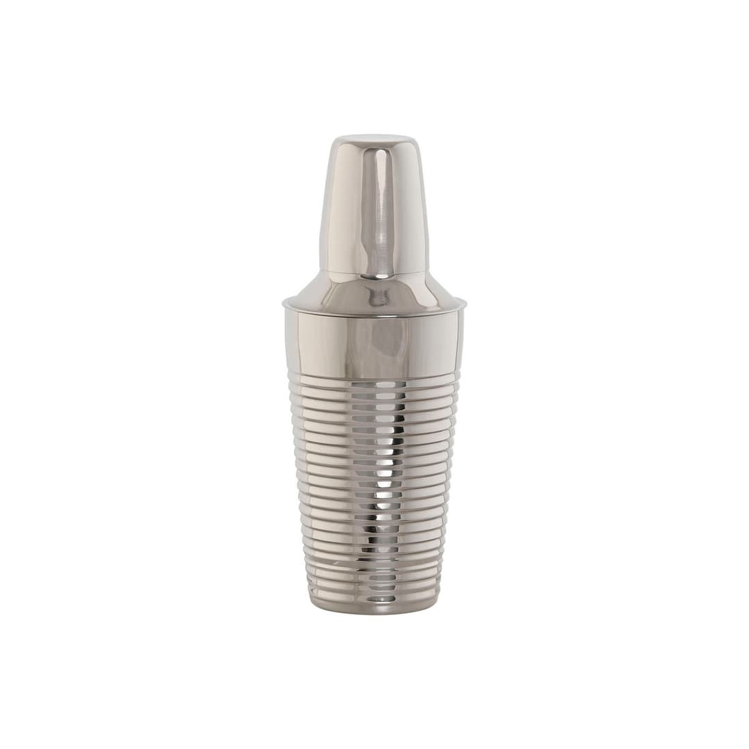 Cocktail Maker Home ESPRIT Golden Silver Stainless steel 9,5 x 9,5 x 22 cm