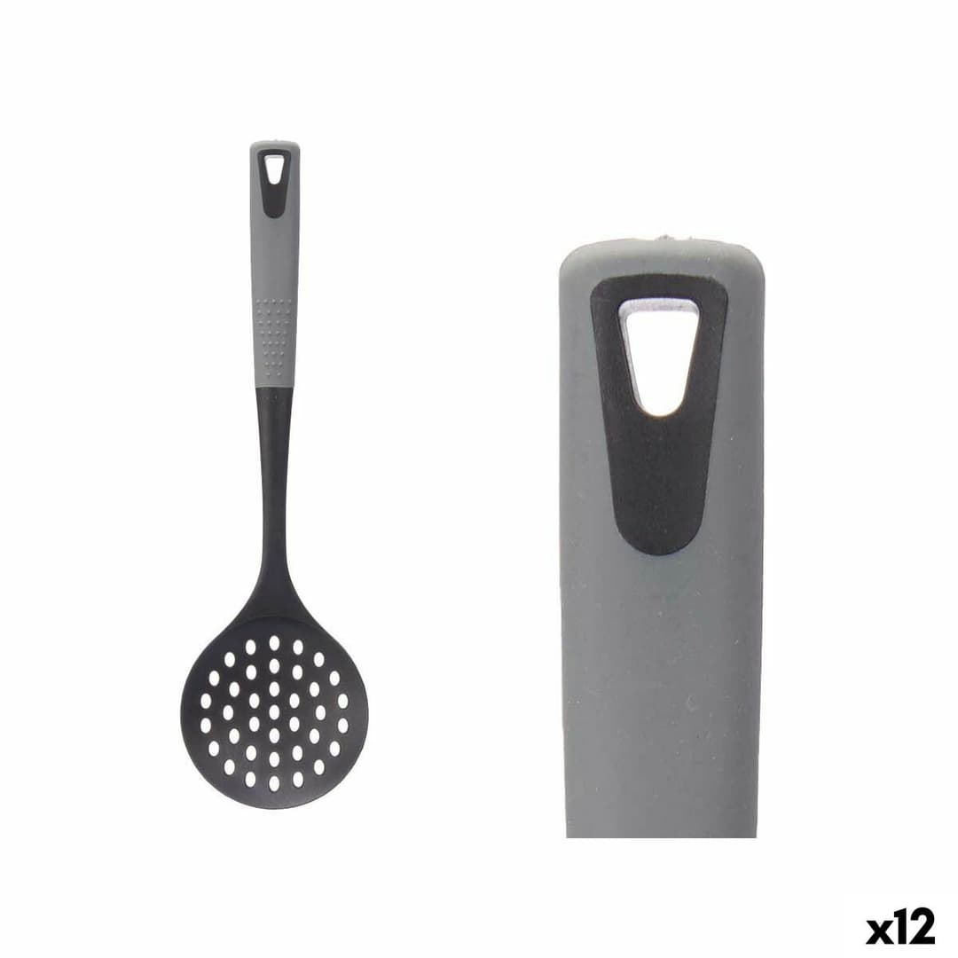 Skimmer Kinvara Black Grey TPR PBT 10 x 35 x 2 cm (12 Units)