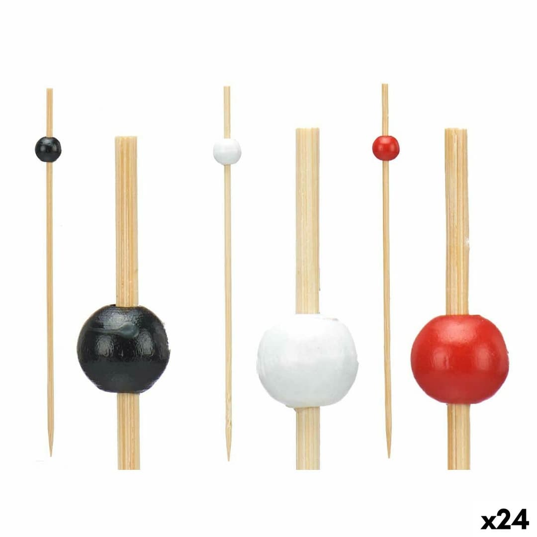 Barbecue Skewer Set Kinvara Bamboo (24 Units)
