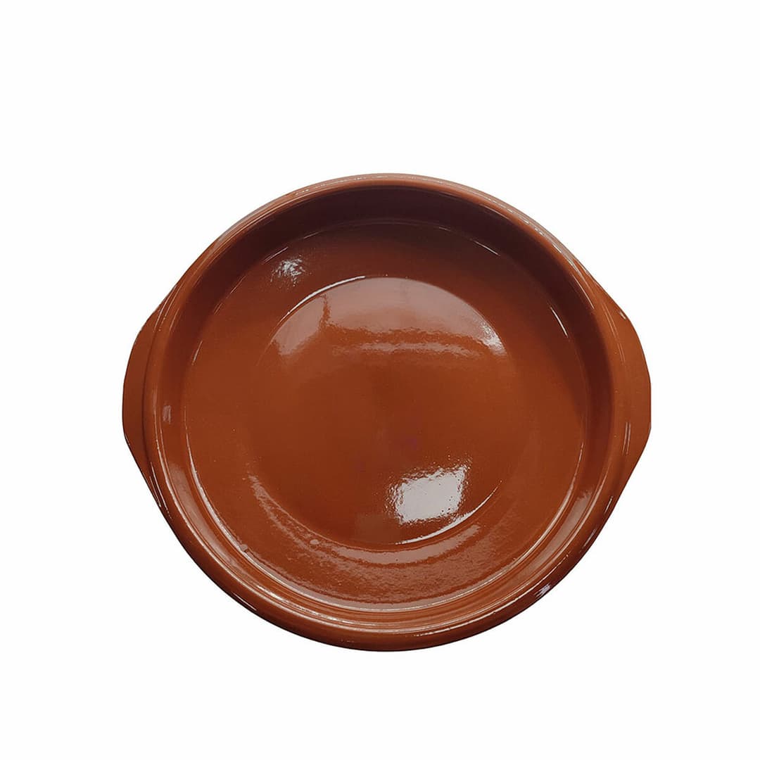 Saucepan Fackelmann Brown Baked clay With handles